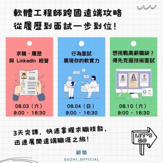 軟體工程師跨國遠端攻略－從履歷到面試一步到位！
